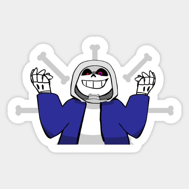 Freaks Meme DustSans Sticker by SofiaArtFactory